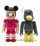 100% Bearbrick Chiko-Chan & Kyoe-Chan set