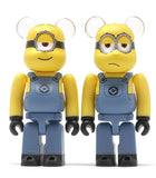 100% Bearbrick Stuart & Kevin set (Les Minions)