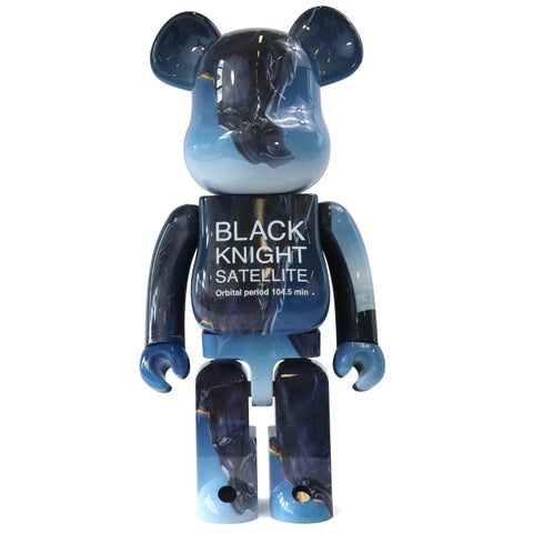 Bearbrick 1000% Black Knight Satellite