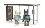 MEDICOM x KAWS Kubrick 100% / Bus Stop - 2002 ABS