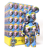 400% + 100% Bearbrick Andy Warhol - Marilyn Monroe Cadre Art 