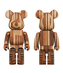 400 % Bearbrick Bois Karimoku Yosegi