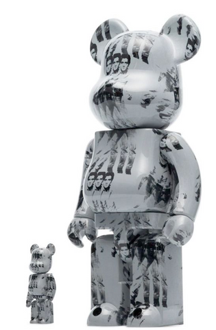 400% + 100% Bearbrick Andy Warhol Elvis Presley Cadre Art Paris