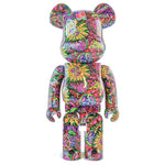 1000% Bearbrick Psychedelic Paisley