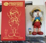 KAWS (B.1974) PINOCCHIO & JIMINY CRICKET PINOCCHIO estampillé '©Disney KAWS.. MEDICOM TOY 2010 CHINA