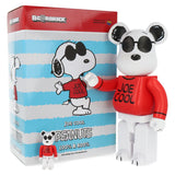 400% + 100% Bearbrick Joe Cool - (Peanuts)