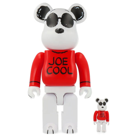 400% + 100% Bearbrick Joe Cool - (Peanuts)