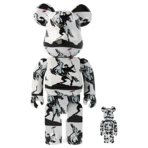 400% + 100% Bearbrick Highwayman (Banksy)