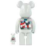 400% + 100% Bearbrick PiL Chrome